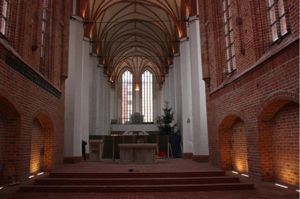 Renowacja wnętrza XIV - wiecznego kościoła p.w. św. Jana Ewangelisty w Szczecinie