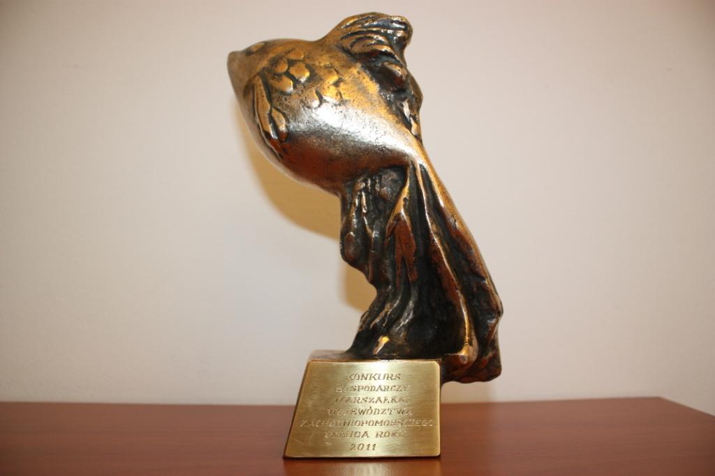 Nagroda Gospodarcza Marszałka Województwa Zachodniopomorskiego w kategorii „Usługa Roku 2011”.