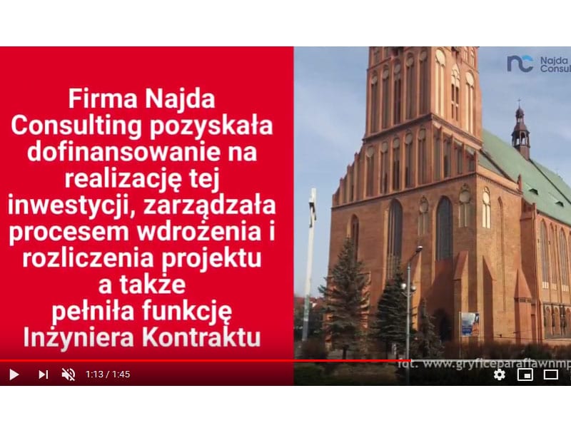 Filmik: Kościół pw Wniebowzięcia NMP w Gryficach. Kliknij by zobaczyć w publikacji