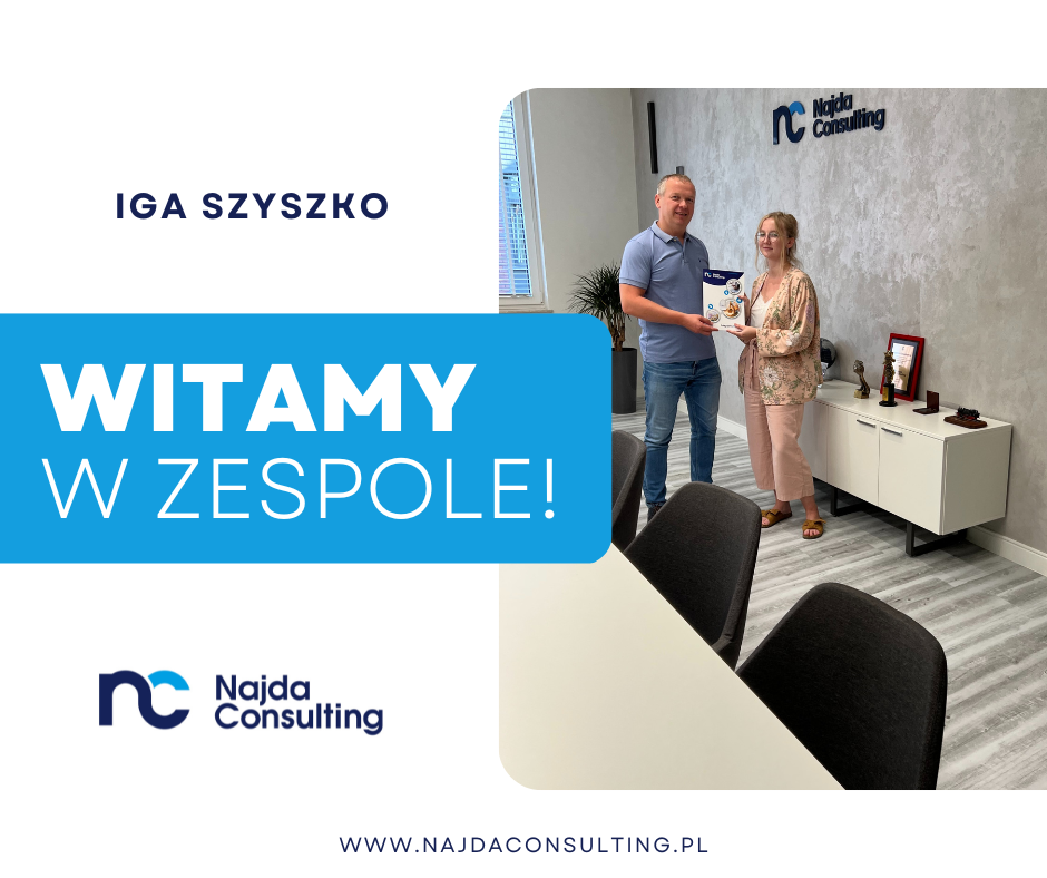 Iga Szyszko dołącza do zespołu Najda Consulting